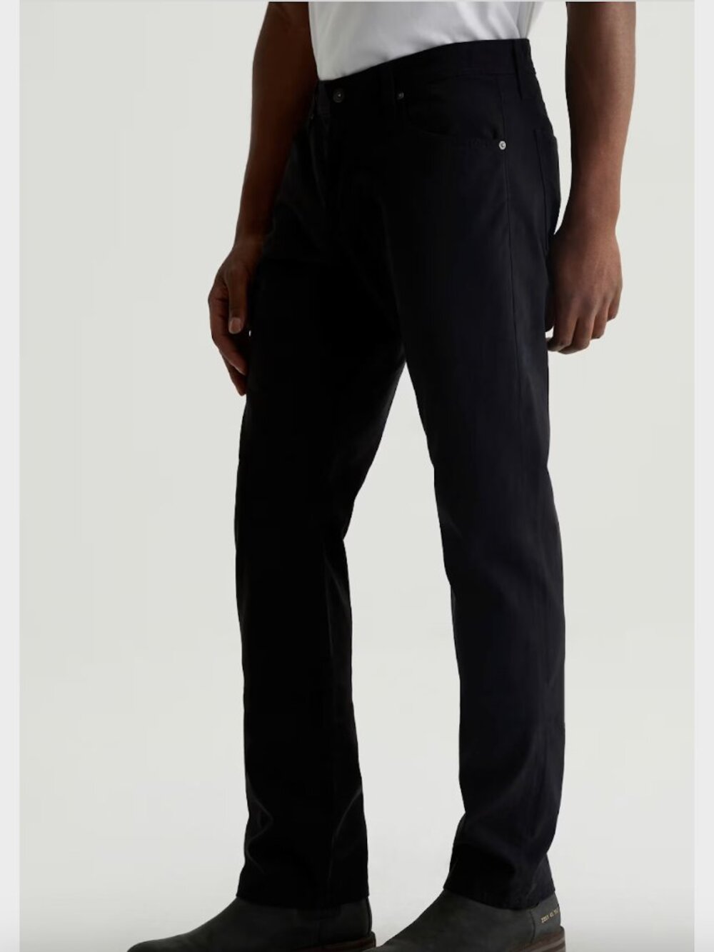 AG Adriano Goldschmied Black The Graduate Pants - Tailored Leg - 36X32